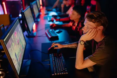 Cloud9 Valorant coaching staff and players on the VCT Americas 2026 Stage 2 event floor, Riot Games photo