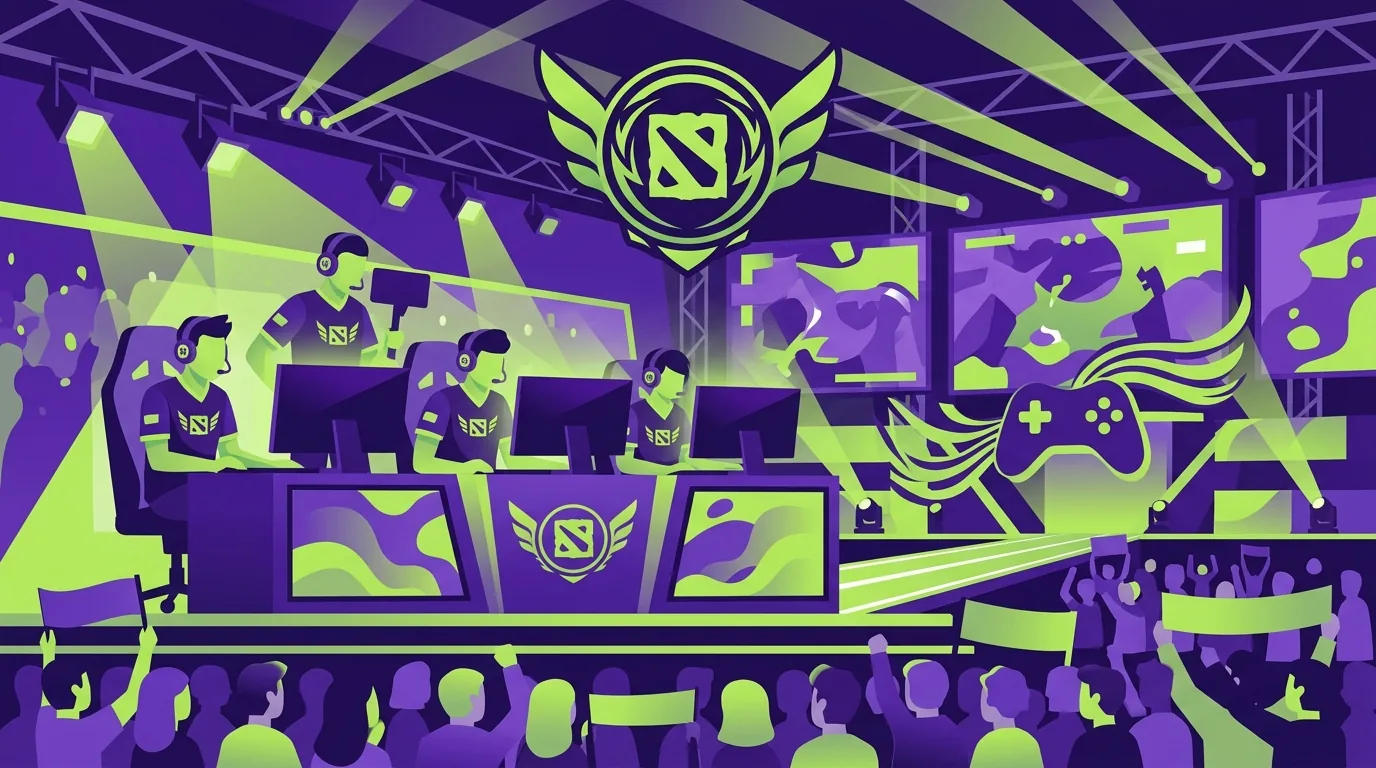 Tundra Esports Dota 2 roster competing on stage at a Tier 1 event